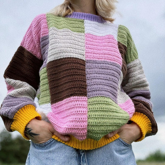 Patchwork Jumper Crochet Pattern